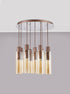Brooks Slim Round Pendant 9 Light